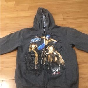 Smackdown vs. Raw boys sweatshirt size gray